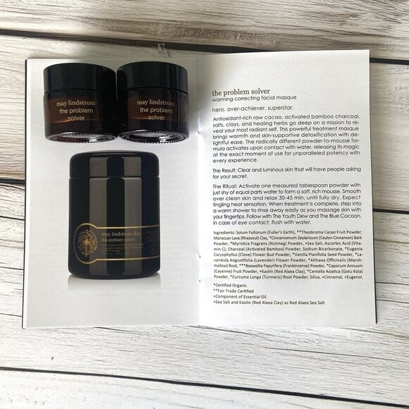 May Lindstrom The Problem Solver Facial Treatment Masque 9 Sample Size Jars - Picture 12 of 16
